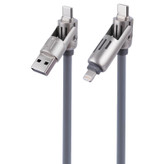 کابل شارژ چندکاره فست شارژ 240 وات ارلدام EC-IC02 طول 1.2 متر