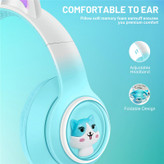 هدفون بیسیم طرح گربه مدل hifi akz51