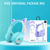 هدفون بیسیم طرح گربه مدل hifi akz51