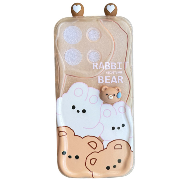 کاور مدل rabbit bear مناسب برای گوشی موبایل شیائومی Redmi Note 13 4G