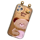 کاور مدل HELLO-BEAR طرح خرس فانتزی برجسته مناسب برای گوشی موبایل اپل iPhone 11 Pro Max