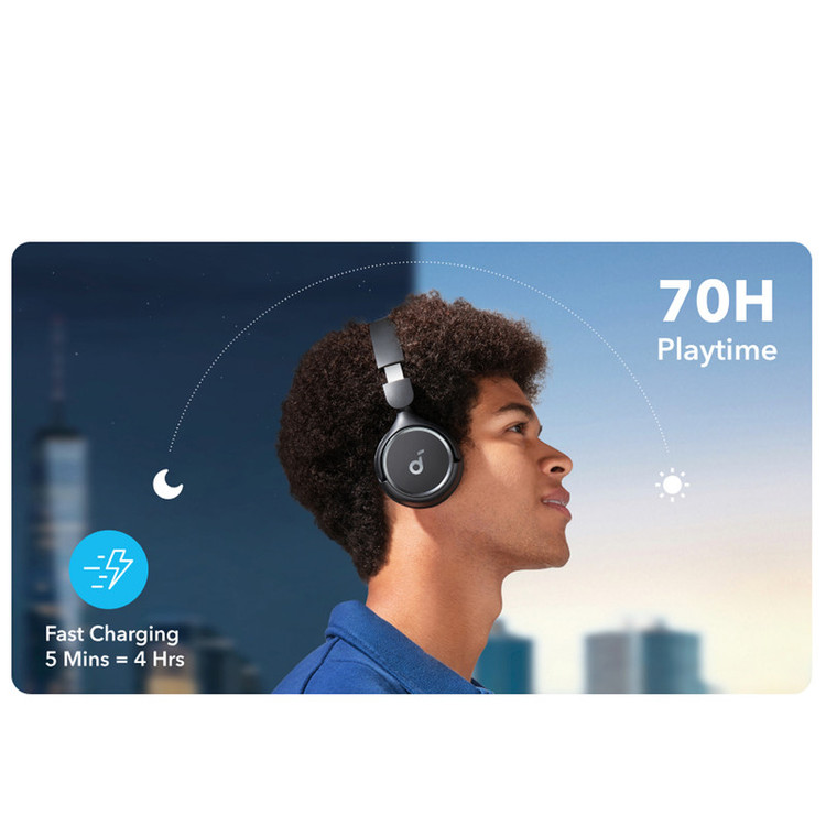 هدفون بلوتوثی انکر مدل Soundcore H30i صد در صد اورجینال با فاکتور رسمی
